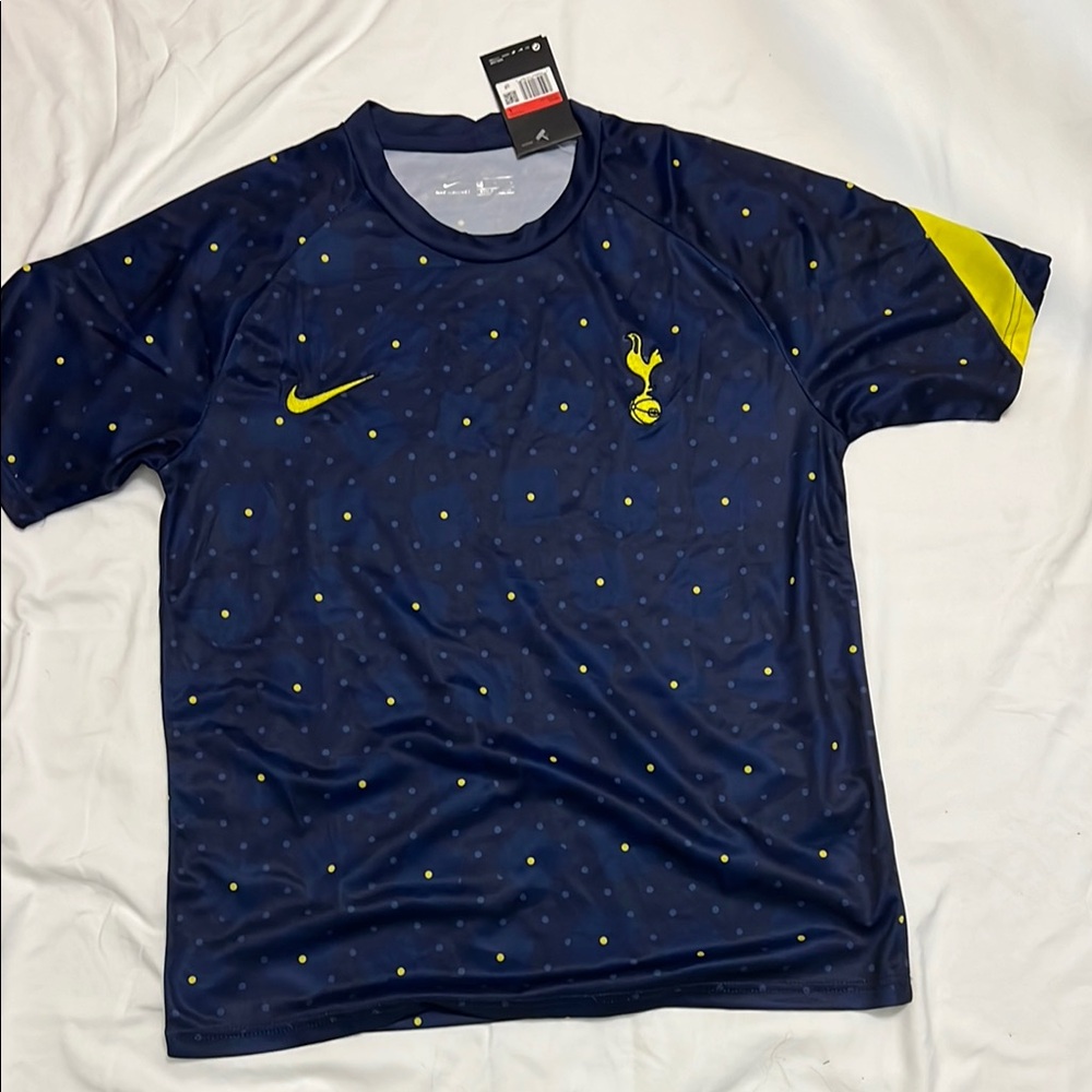 Nike Blue and Yellow Soccer Jersey
